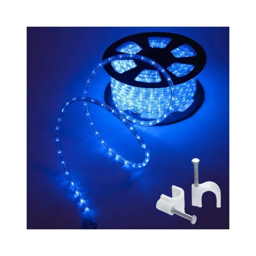 Image of Radiato ES 230V A.C Led Rope Strip Light | 1 Year Guarantee Dilwali,Home Decoration Light (Blue, 10 Meter)