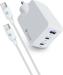 RAEGR 65W PD 3.25 A Multi-pin Wall Charger for Mobile White, Cable Include