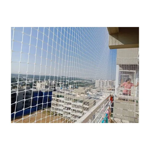 Image of Raisco 8x12 Ft Anti-Bird Net (96 Sq Ft) Nylon Bird Net with 15Pcs Plastic Cable Clips & Tying Ropes