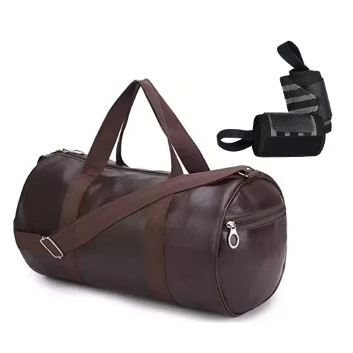 Image of Raizex Combo Pack Of Pu-Leather Gym Bag Gym Duffel Bag.