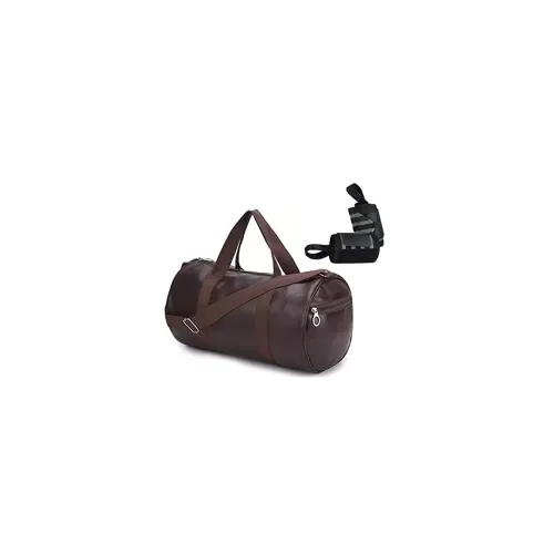 Image of Raizex PU-Leather Gym Duffel Bag + Wrist Band