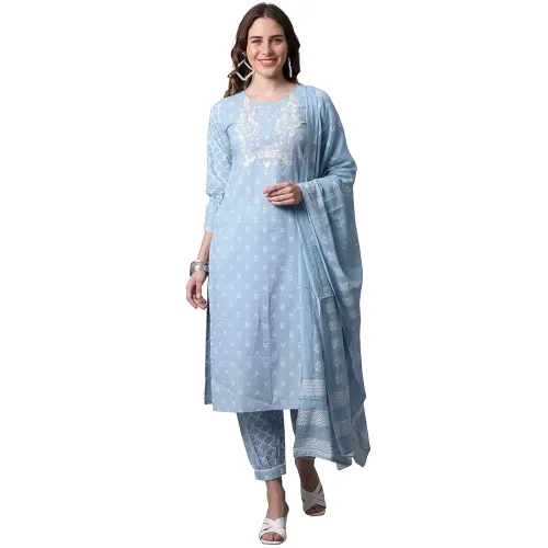 Image of Rajnandini Women's Kurta Set With Dupatta