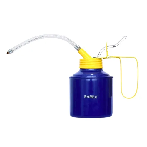 Image of Ramex Oil Can Oil Can For VehiclesMultipurpose Metal Oil Can Pump Oiler Large Flexible Spout