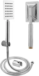 Ramya Ultra Slim Steel Square Rain Spray Hand Shower
