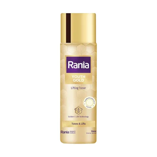 Image of Rania Youth Gold Lifting Toner with Vitamin C, Alcohol Free, 100ml