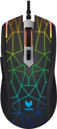 Image of RAPOO V26S Wired Gaming Mouse (USB, Black)