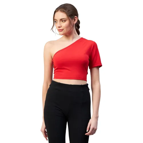 Image of rare Women's Solid Slim Fit Blouse