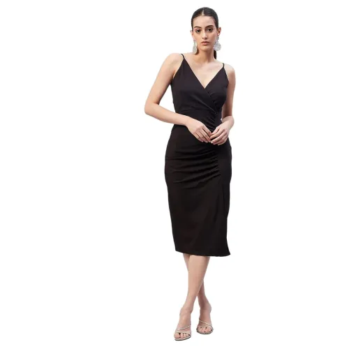 Image of rare Women's Spandex A-Line Midi Casual Dress