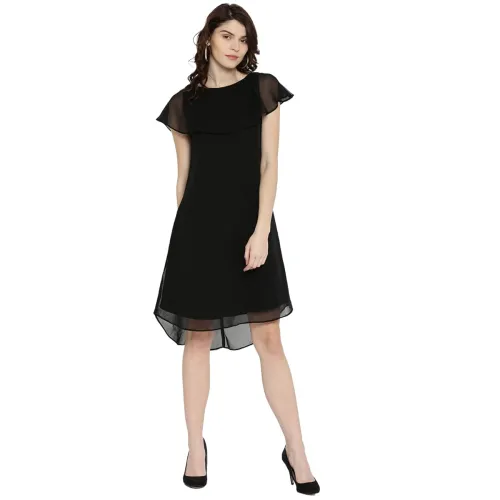 Image of rare Women's Polyester A-Line Maxi Casual Dress