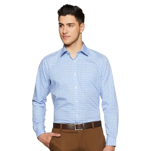 Image of Raymond Blue Slim Fit Cotton Shirt