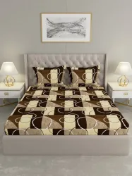 Raymond Home 110 TC Microfiber Double Bedsheet