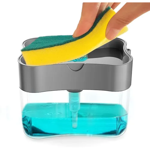 Image of RAYMOX 2 in 1 Soap Dispenser with Sponge Holder