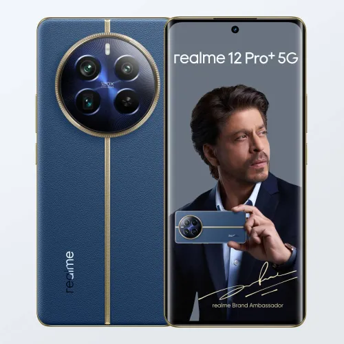 Image of realme 12 Pro+ 5G (Submarine Blue, 128 GB) (8 GB RAM)#JustHere