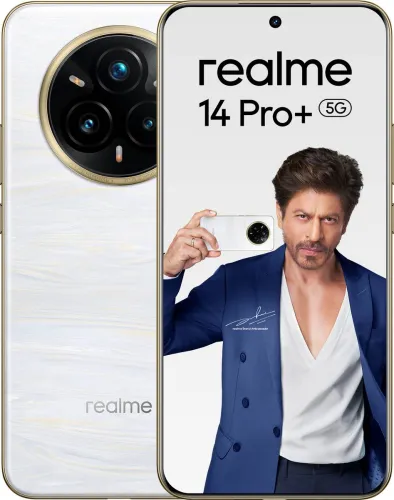 Image of realme 14 Pro+ 5G (8GB+256GB, Pearl White)