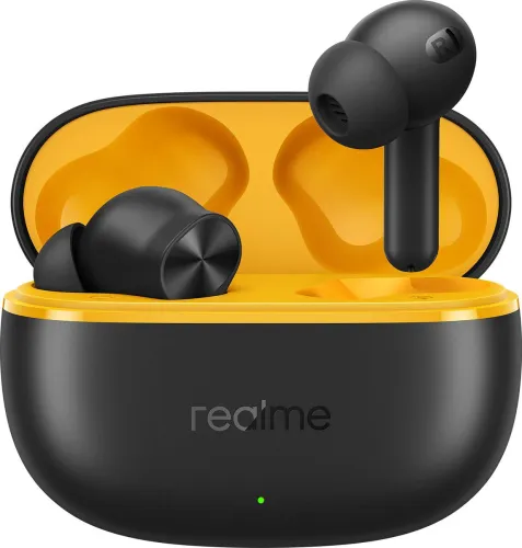 Image of realme Buds T200 Lite - 12.4mm Driver, 48hrs Playback, AI ENC, Dual-Device Pairing (Volt Black)