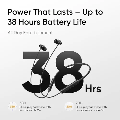 Image of realme Buds Wireless 5 ANC in Ear Bluetooth Headphones,50dB ANC, 13.6mm Dynamic Bass Driver
