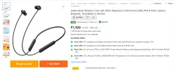 realme Buds Wireless 5 Lite 35Hrs Playback