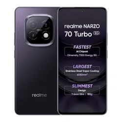 realme NARZO 70 Turbo 5G (Turbo Purple , 6GB RAM,128GB Storage)