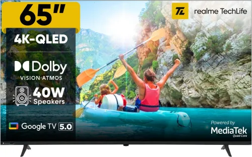Image of realme TechLife (65UHDGQRVSAQ) 65inch Smart Google TV