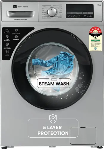 Image of realme TechLife 7 kg In-built Heater with ExpertWash Fully Automatic Front Load Washing Machine