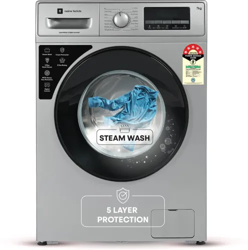 Image of realme TechLife 7 kg Front Load Washing Machine (RMFL705NHIJG)