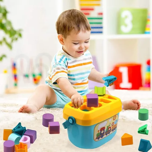 Image of REAVIAN Baby Plastic First Block Shape Sorter