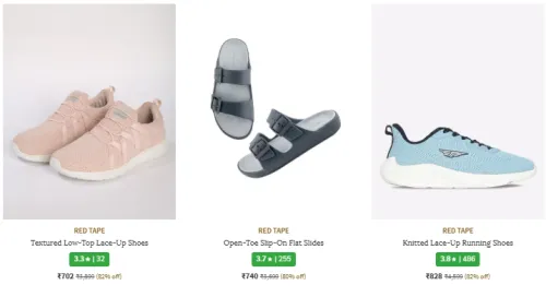 Image of Red tape Brand Women's shoes @ Minimum 82% Discount