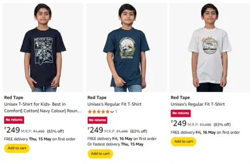 Image of Red Tape Men Fashion Minimum 80% Discount