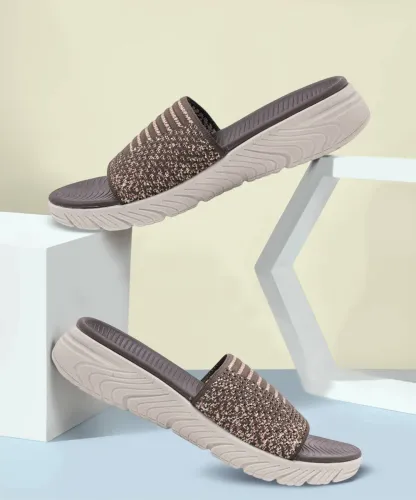Image of RED TAPE  Men Flats Sandal  (Beige, Brown , 6)