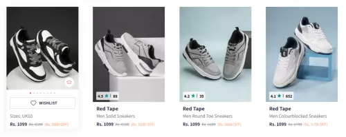 Image of Red Tape Men Sneakers Starting At ₹1099 