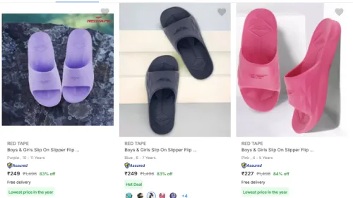 Image of Red Tape Slippers & Flip Flops Starting ₹249