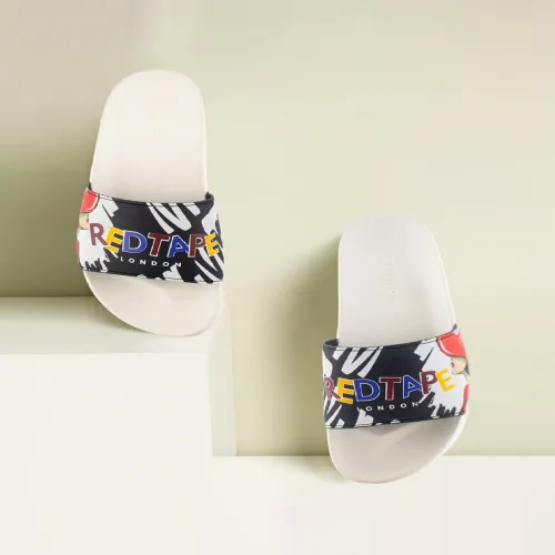 Image of Red Tape Women Printed Sliders