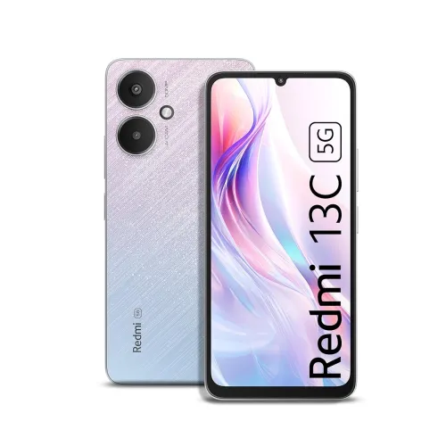 Image of Redmi 13C 5G (Startrail Silver, 4GB RAM, 128GB Storage)