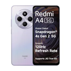 Redmi A4 5G (Sparkle Purple, 4GB RAM, 64GB Storage)