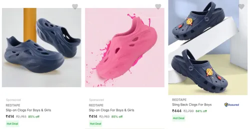 Image of Redtape Kid's Clog Minimum 84% Discount