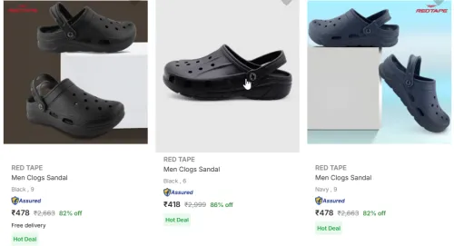 Image of RED TAPE Men's Clogs Sandal upto 86% Discount 
