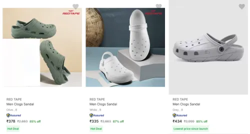 Image of RED TAPE minimum 70% Off on Men's Clogs