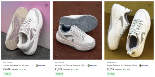 Image of Red tape shoes @ Minimum 80% Discount