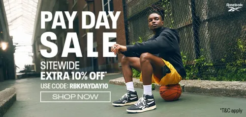 Image of Reebok Pay Day Sale : Flat 50% off on Product