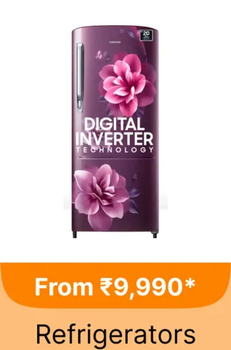 Image of Refrigerators starting @ ₹9990 on Flipkart GOAT Sale