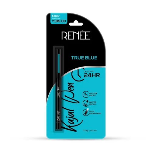 Image of RENEE Kajal Pen with Sharpener - True Blue