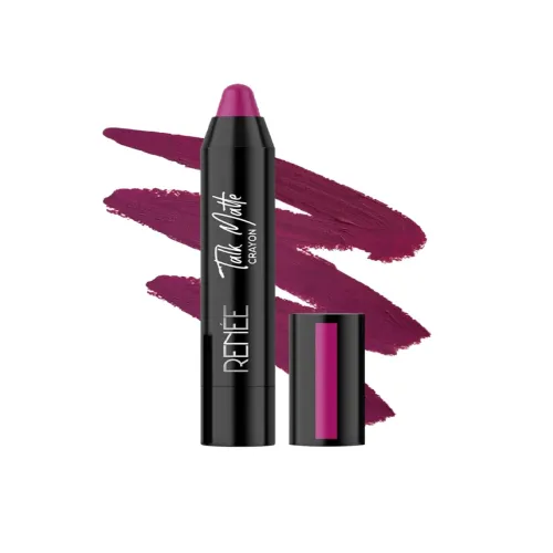 Image of Renee RENEE Talk Matte Crayon Lipstick - Magenta Glaze 4.5g