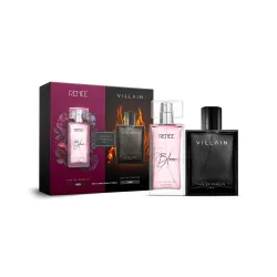 RENEE x VILLAIN Him & Her Premium Eau De Parfum Gift Set 50 ml + 100 ml