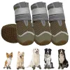 RETOLIT Dog Shoes Paw Protector - Comfortable Adjustable Non-Slip Small Medium Large Dog Boots .
