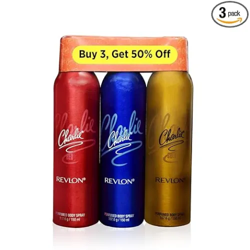 Image of Revlon Charlie 3Pcs Deodorant For Women 