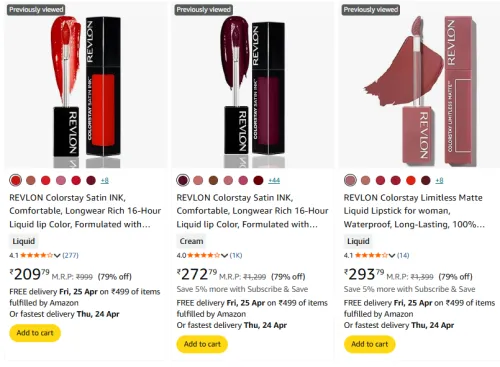Image of REVLON Colorstay Liquid lip Color Flat 79% Discount