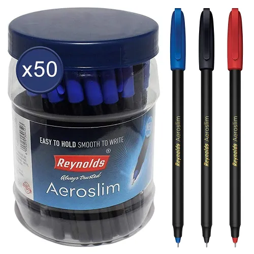Image of Reynolds Aeroslim ballpoint pen, 50 pack.