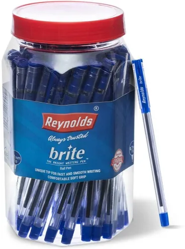Image of Reynolds Brite Ball Pen (Pack of 50, Ink Color - Blue)