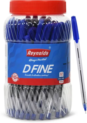 Image of Reynolds DFine Ball Pen (Pack of 70, Ink Color - Blue)