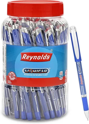 Image of Reynolds Liquiflo Ball Pen (Blue, Pack of 50)